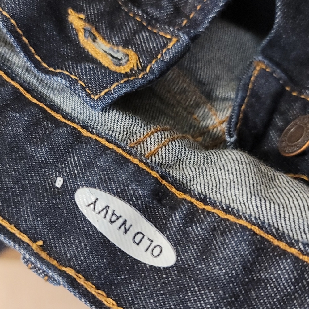 Old Navy dark blue denim bootcut jeans 38x32 brand new with out tags